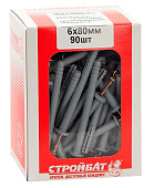 Дюбель-гвоздь  6х80 гриб (90 шт) 