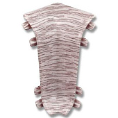 Угол внутр Деконика Дуб снежный 70мм (2шт) Угол внутр Деконика Дуб снежный 70мм (2шт)