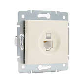 Розетка СП комп. RJ45 крем Карина Розетка СП комп. RJ45 крем Карина