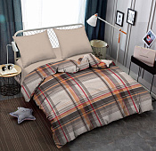 Комплект постельного белья Amore Mio BZ QR Quickstep, евро, поплин