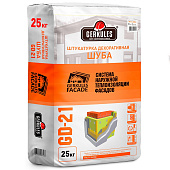  Штукатурка декоративная "шуба" GD-21 зерно 1.0мм (25кг) /Геркулес 