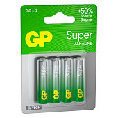  Батарейка AA G-tech  Alkaline LR6, 4шт, GP SUPER 