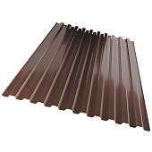  Профнастил МП-20 2000х1150мм ЭКОНОМ RAL 8017 0,4мм шоколадно-коричневый 