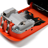  Сейф-ключница кодовая  металл, пластик, оранжевый ТУНДРА 