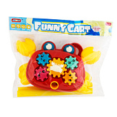 Игрушка Каталка Крабик звук.эффекты, на палочке, шестеренки, размер: 25х22х10см Игрушка Каталка Крабик звук.эффекты, на палочке, шестеренки, размер: 25х22х10см