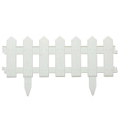 Ограждение Палисадник белый 1,9м Ограждение Палисадник белый 1,9м