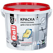 "DALI" краска для стен и потолков (PROFESSIONAL) база А - 5л. "DALI" краска для стен и потолков (PROFESSIONAL) база А - 5л.