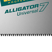 Ножовка по дереву 450мм, 7 TPI,  3D зуб, KRAFTOOL Alligator