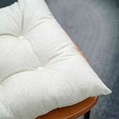 Подушка на стул 40х40 Sonnet Рогожка Рант бежевый Подушка на стул 40х40 Sonnet Рогожка Рант бежевый