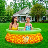 Надувной бассейн Ананас d150см h41см Размер в упаковке: 30х7х30см, 17790 Надувной бассейн Ананас d150см h41см Размер в упаковке: 30х7х30см, 17790
