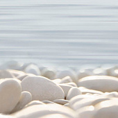  Декор 24.9х50 Дель маре белые камни на голубом корич ВС9ДМ604/ DWU09DLM604 /УралКерамика 