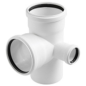 Крестовина 2-х пл малошумная белая 110/110/50х87 правая Крестовина 2-х пл малошумная белая 110/110/50х87 правая