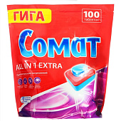 Таблетки для посудомоечных машин SOMAT ВСЕ-В-1 Экстра 100шт. Таблетки для посудомоечных машин SOMAT ВСЕ-В-1 Экстра 100шт.