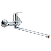  Смеситель для ванны длинный излив переключатель в корпусе E22109 Ekko 