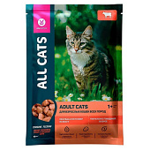 Влажный корм All Cats для кошек 85гр Говядина в соусе
