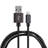  Кабель Energy ET-25 USB/Type-C, черный 