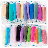 Пластилин супер лёгкий застывающий 24 цвета, 20 гр. TA1726, 9633512 Пластилин супер лёгкий застывающий 24 цвета, 20 гр. TA1726, 9633512