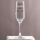 Бокал для шампанского «Для блеска глаз», 210 мл 5476281 Бокал для шампанского «Для блеска глаз», 210 мл 5476281