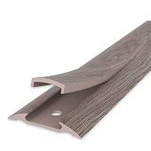 Порог пластик 42ммх1,6м с монт.каналом №205 Дуб капучино/Идеал Порог пластик 42ммх1,6м с монт.каналом №205 Дуб капучино/Идеал