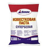 Известь-паста отбеленная 3 кг Пакет/Диола Известь-паста отбеленная 3 кг Пакет/Диола