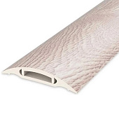  Порог пластик 42ммх1,6м с монт.каналом №229 Дуб латте/Идеал 