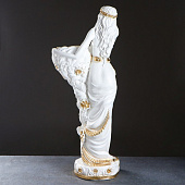  Фигура с кашпо "Лесная фея" белый, золотистый, 90см МИКС 3606074 