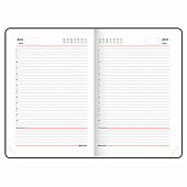 Ежедневник недатированный А5 138х213мм BRAUBERG VISTA под кожу гибкий, 136л, Birds, 112021 Ежедневник недатированный А5 138х213мм BRAUBERG VISTA под кожу гибкий, 136л, Birds, 112021