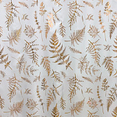 Штора для ванной Золотые растения 180х200 (ШхВ) BT-829913