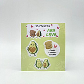  Набор 3D стикеров для телефона AVO Love 3 шт., 16595 