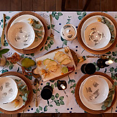  Скатерть (рогожка) "Доляна" Eucalyptus 180х144 см 4682756 