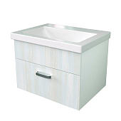 Тумба Aura 60 с раковиной Como 60 подвесная Белый/Сосна Винтерберг Aur.01.60/1WSV Encanto Тумба Aura 60 с раковиной Como 60 подвесная Белый/Сосна Винтерберг Aur.01.60/1WSV Encanto