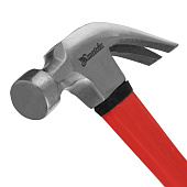 Молоток-гвоздодер 450г, фибергласовая обрезиненная рукоятка, Matrix optimal Молоток-гвоздодер 450г, фибергласовая обрезиненная рукоятка, Matrix optimal