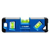 Уровень коробчатый 150мм, пластиковый корпус, магнитный, 3глазка, ЗУБР Компакт-3 Уровень коробчатый 150мм, пластиковый корпус, магнитный, 3глазка, ЗУБР Компакт-3