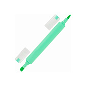 Набор текстовыделителей двусторонних Brauberg TIP-D, (скошенный/кисть), 6 цветов, 152533 Набор текстовыделителей двусторонних Brauberg TIP-D, (скошенный/кисть), 6 цветов, 152533