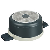 Кастрюля с крышкой литая 4,5л,SATOSHI Кай d24x12см,индукция 846-711 Кастрюля с крышкой литая 4,5л,SATOSHI Кай d24x12см,индукция 846-711