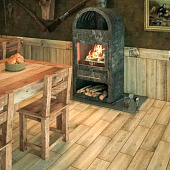  Плитка напольная (керамогранит) 14,7х59,4  Дуб палевый /БерезаКерамика 