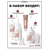  Краска для волос L'O Excellence Creme Универсальные нюдовые оттенки 3U Ун. темно-каштановый 