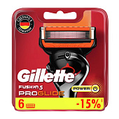  GILLETTE FUSION ProGlide Power Сменные кассеты для бритья 6шт 