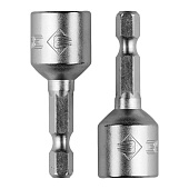 Биты с торцовой головкой, магнитные,хвостовик E 1/4", 10х45мм, 2шт/ЗУБР "МАСТЕР"