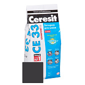  Затирка CE33 Comfort 16 графит (2кг) /Церезит 