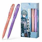 Ручка гелевая черная ErichKrause G-Glass Stick Manga 0,5 мм, 61306 Ручка гелевая черная ErichKrause G-Glass Stick Manga 0,5 мм, 61306