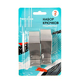  Набор крючков надверных 2шт металл 50/10 