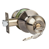  Ручка-защелка ЗШ-01 ключ фиксатор, бронза 