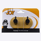  Крючок двойной на бамбуковой основе 13078 