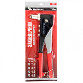 Заклепочник 250мм, переставной 0-90 градусов, заклепки 2,4-3,2-4,0-4,8мм, Matrix Заклепочник 250мм, переставной 0-90 градусов, заклепки 2,4-3,2-4,0-4,8мм, Matrix