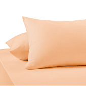 Набор наволочек 70х70 трикотаж абрикос Набор наволочек 70х70 трикотаж абрикос