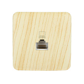 Розетка комп. 1-м ОП VIOLA беленый дуб LEZARD 751-5200-139 Розетка комп. 1-м ОП VIOLA беленый дуб LEZARD 751-5200-139