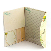 Блокнот А6 Alingar Цветы и птицы, со стикерами-закладками Блокнот А6 Alingar Цветы и птицы, со стикерами-закладками