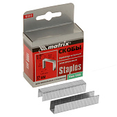 Скобы для степлера тип 140, 12мм, 1000шт, закаленные, Matrix Скобы для степлера тип 140, 12мм, 1000шт, закаленные, Matrix