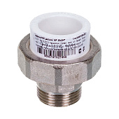 Муфта комб разъемная НР 25х3/4" PPR Муфта комб разъемная НР 25х3/4" PPR